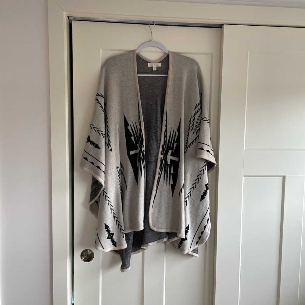 Francesca’s shawl sweater, OS.